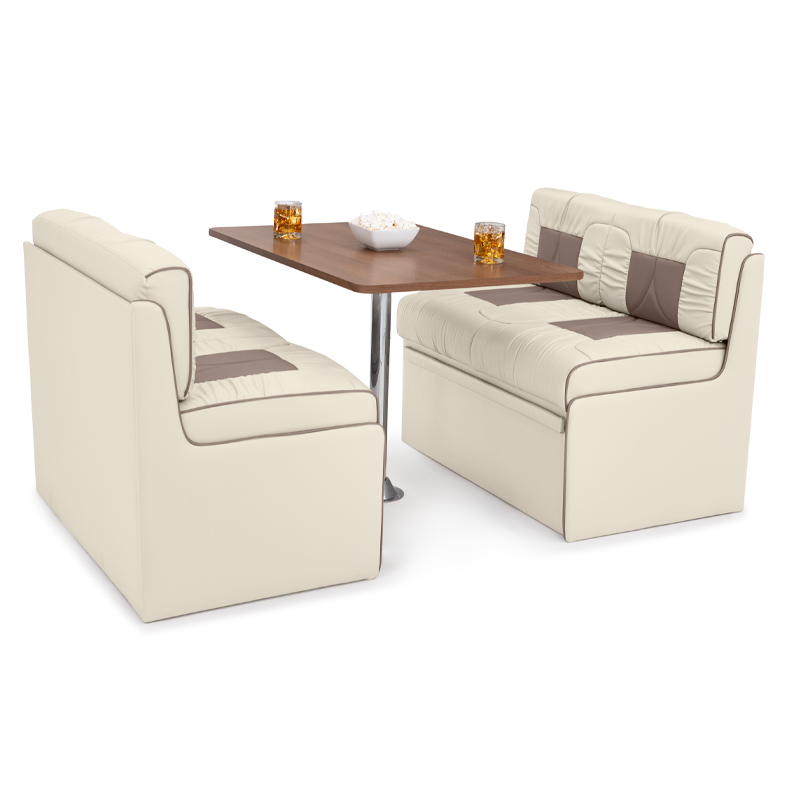 Qualitex De Leon RV Dinette, Two-Tone, Ultimate Leather