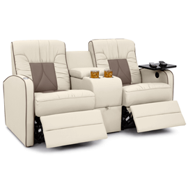 Qualitex De Leon Loveseat Recliner, Two-Tone