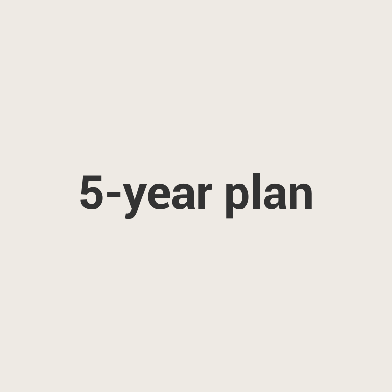 5-year plan