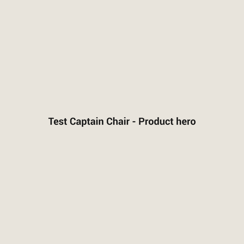 Test Captain Chair - Product hero